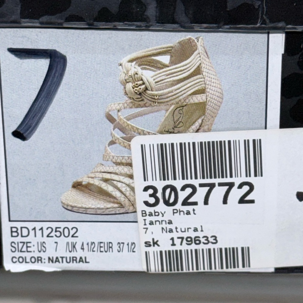 Baby Phat Natural Wedge Heels